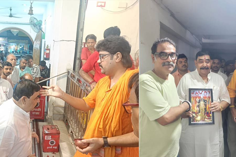 শীর্ষ নেতৃত্বের তলবে কলকাতায় অনুব্রত, পুজো দিলেন নৈহাটিতে বড়মার মন্দিরে