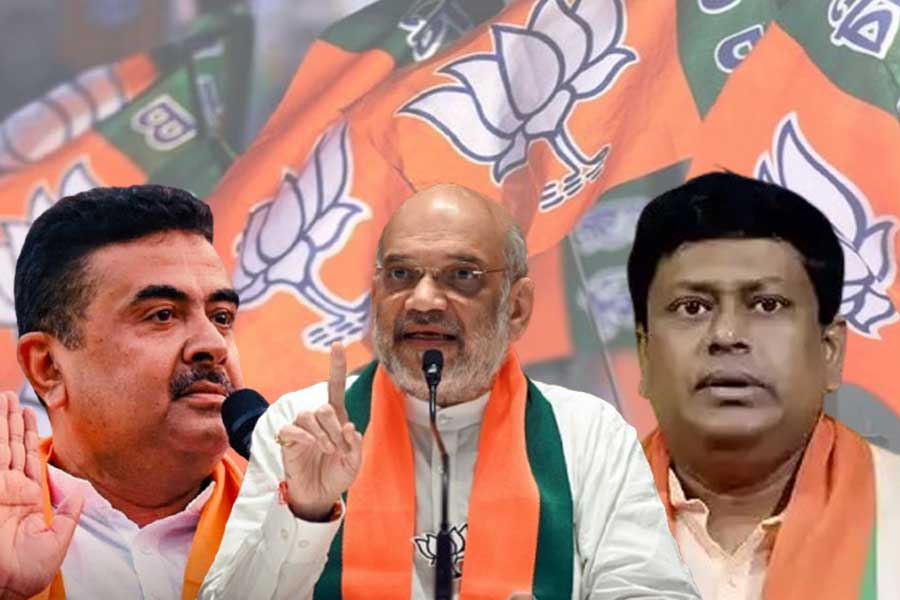কার পয়েন্ট বাড়ল? শাহী সফরের পর চর্চা সুকান্ত-শুভেন্দু শিবিরে