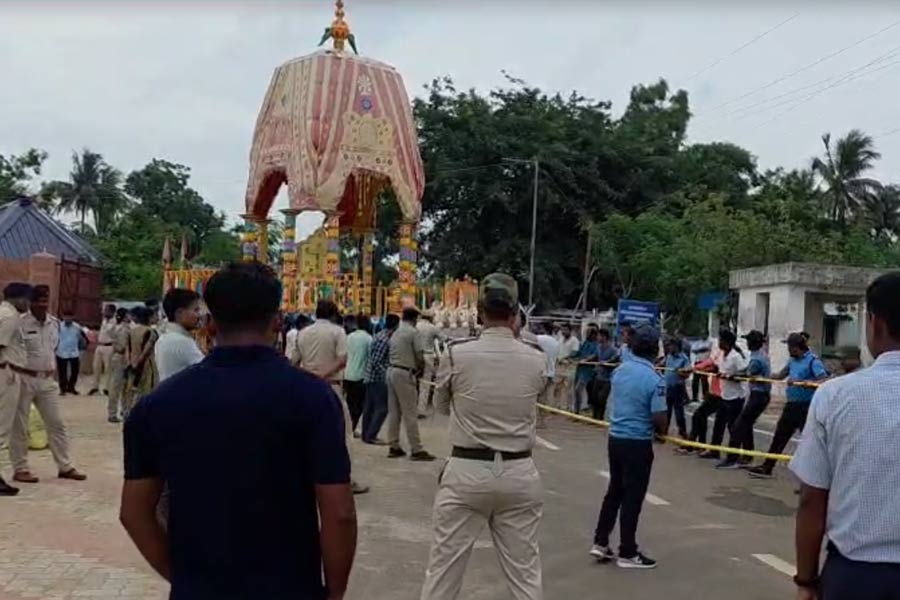 রথযাত্রার আগে প্রস্তুতি দিঘার জগন্নাথ মন্দিরে, ট্রায়াল রান হয়ে গেল তিন রথের