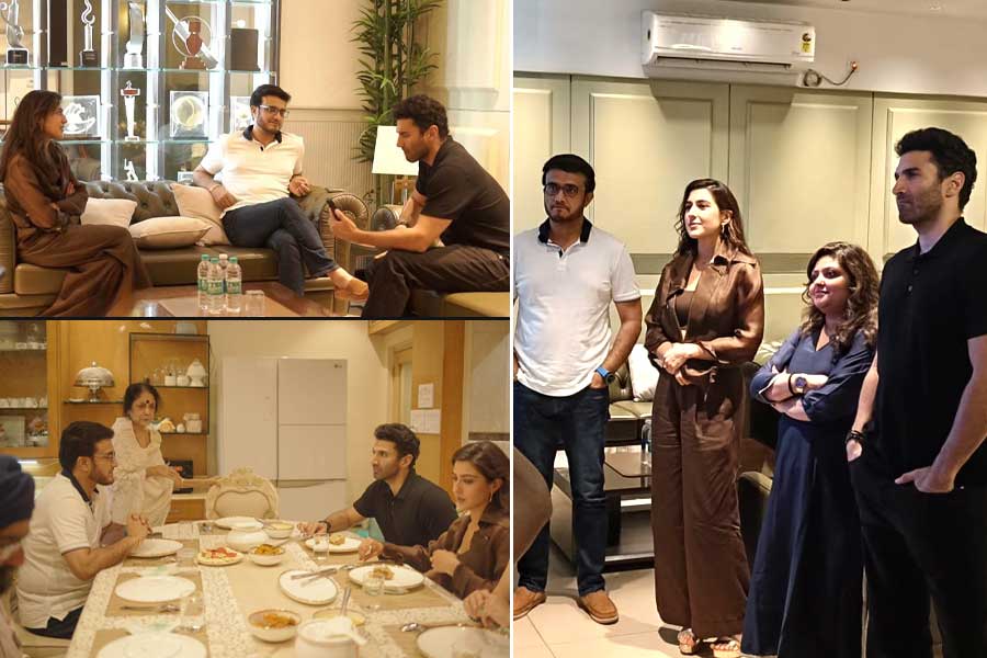 মহারাজের বাড়িতে সারা-আদিত্য, বাঙালি ভোজে হল অতিথি আপ্যায়ন, কী ছিল মেনুতে?