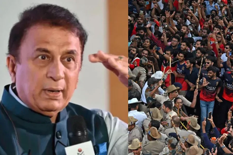 আগে ট্রফি জিতলে পদপিষ্টের ঘটনা হত না! শোকবার্তার সঙ্গেই আরসিবি’কে ‘খোঁচা’ গাভাসকরের