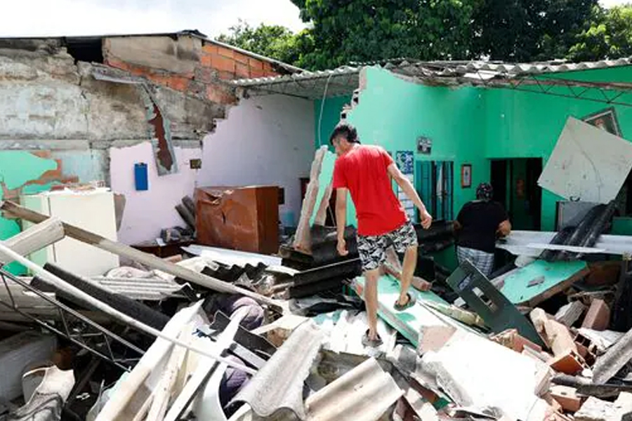তীব্র ভূমিকম্পে কেঁপে উঠল কলম্বিয়া, ভাঙল একাধিক বাড়ি