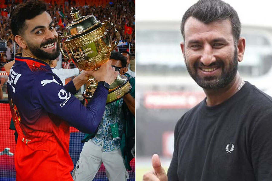 ‘এখনও নতুন কিছু শেখার জন্য মুখিয়ে থাকে’, কোহলির দরাজ প্রশংসায় পূজারা
