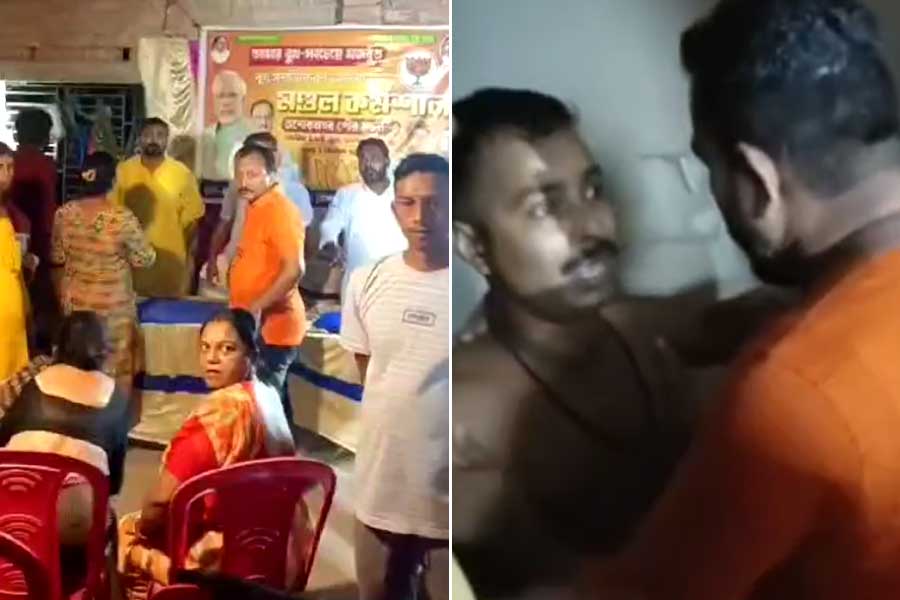 প্রকাশ্যে কোন্দল, রক্তাক্ত অশোকনগরে বিজেপির সাংগঠনিক বৈঠক