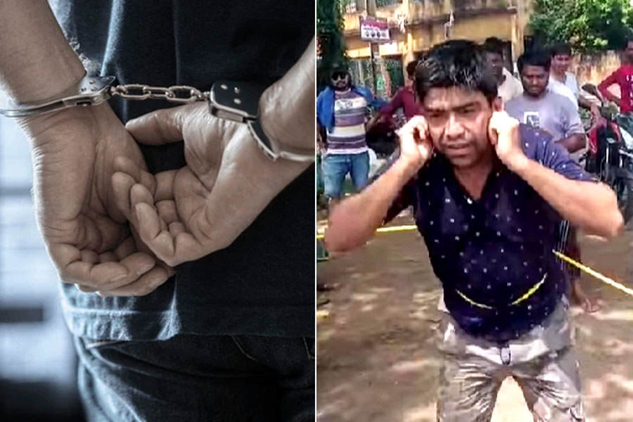 কোমর-পায়ে দড়ি বেঁধে কান ধরে ওঠবোস! চুরি-সহ নানা অভিযোগের ‘শাস্তি’ সিভিক ভলান্টিয়ারকে