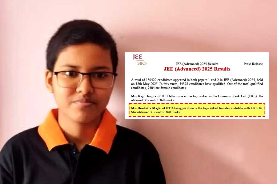 স্বপ্নপূরণ! মাধ্যমিক-উচ্চমাধ্যমিকের পর এবার JEE অ্যাডভান্সেও শীর্ষস্থানে কাটোয়ার দেবদত্তা