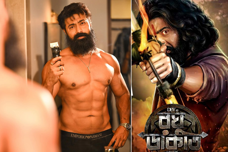 দশ মাস বাদে দাড়িতে ‘দাঁড়ি’ দেবের, ‘রঘু ডাকাত’-এর শুটিং শেষ?