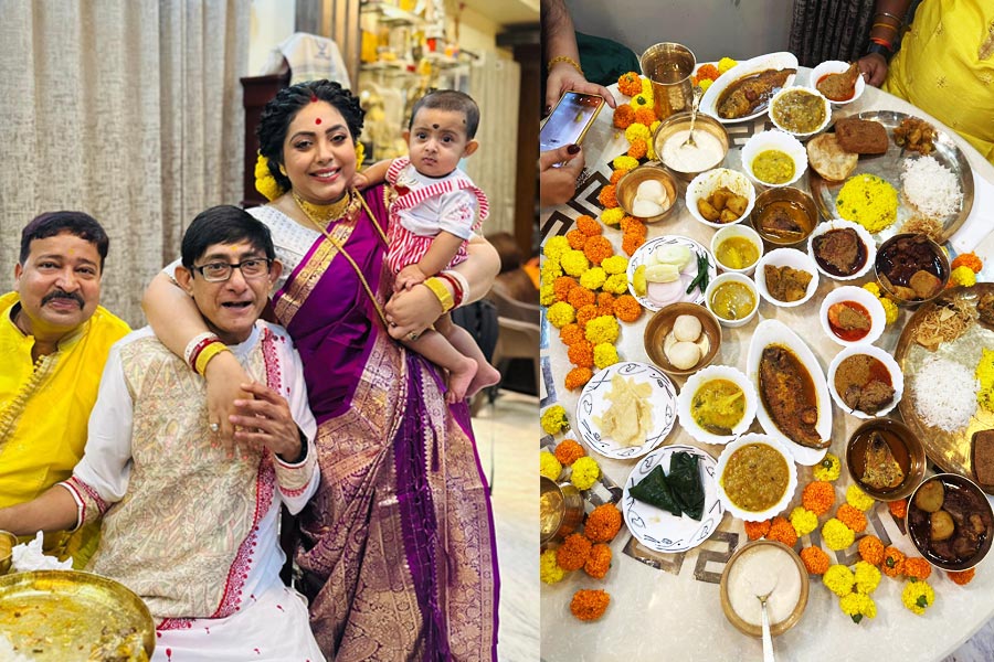 ‘৩ বার বিয়ে করলেও এই প্রথমবার গুছিয়ে জামাইষষ্ঠী খেলাম’, তৃপ্তির ঢেঁকুর তুললেন কাঞ্চন