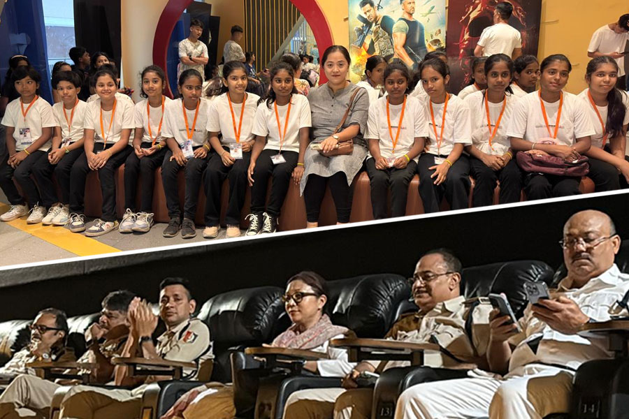 মানবিক উদ্যোগ পুলিশের, ‘অঙ্ক কি কঠিন’ দেখল উত্তরবঙ্গের দুস্থ শিশুরা