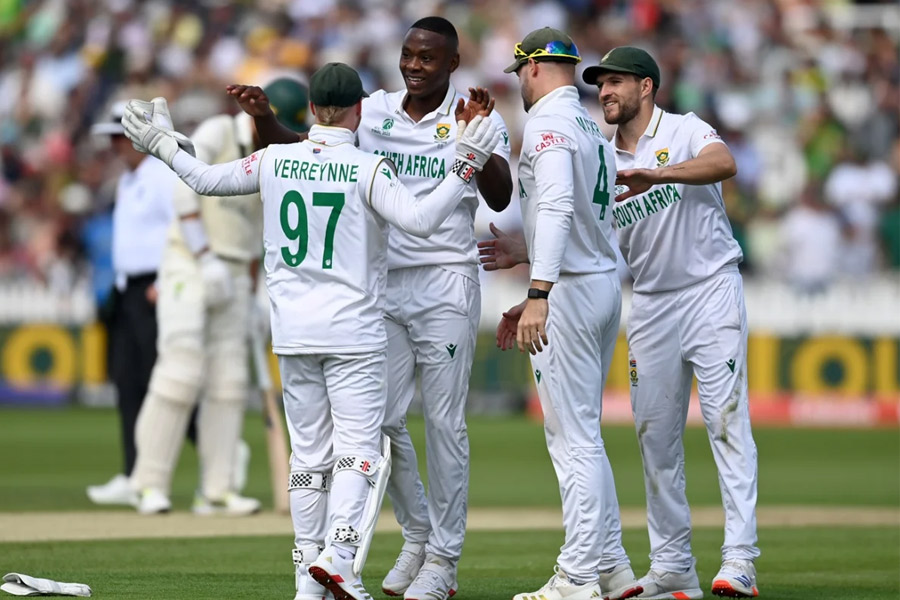 রাবাডার ৫ উইকেট, WTC ফাইনালে সওয়া দু’শোর আগেই শেষ অজিরা