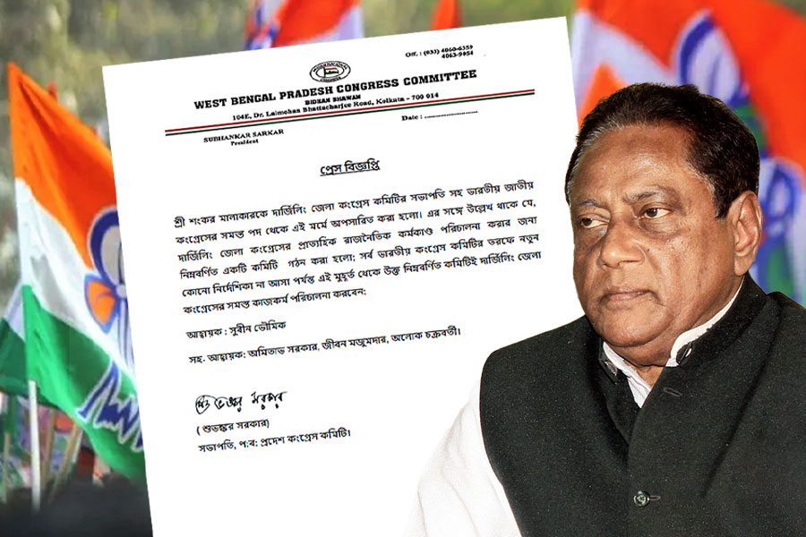তৃণমূল-যোগে শাস্তির খাঁড়া! কংগ্রেসের যাবতীয় পদ থেকে অপসারিত শংকর মালাকার