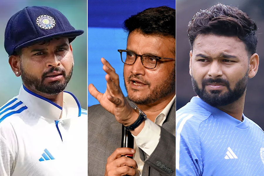 টেস্ট দলে শ্রেয়সকে দেখতে চান সৌরভ, ইংল্যান্ড সিরিজে পন্থকে কী পরামর্শ?