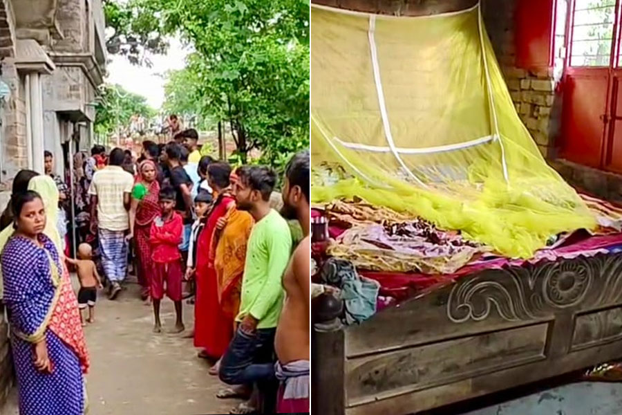 পারিবারিক বিবাদের জেরে তিন সন্তানের সামনেই স্ত্রীকে হাঁসুয়ার কোপ
