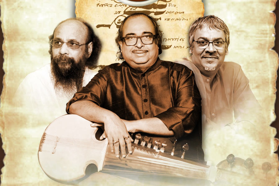 বাইশে শ্রাবণ ‘রবি রাগ পথে’ কবিগুরুকে শ্রদ্ধাঞ্জলি তেজেন্দ্র নারায়ণ, শ্রীকান্ত আচার্য, জয় গোস্বামীর