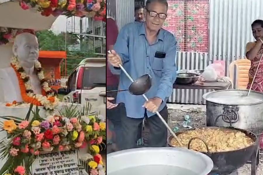 ‘নিরামিষাশী’ শ্যামাপ্রসাদের জন্মদিনে মাংস-ভাতে ভুরিভোজ বিজেপির! বিতর্ক কল্যাণীতে