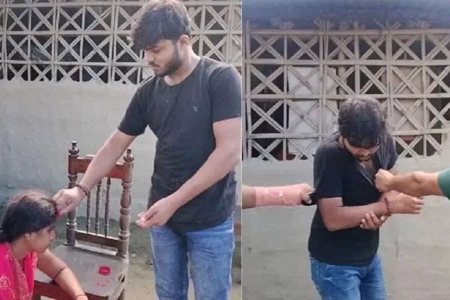 লাঠিপেটা করে স্ত্রীর সঙ্গে ভাইপোর বিয়ে দিলেন! বিহারে আজব কাণ্ড কাকার, ভাইরাল ভিডিও