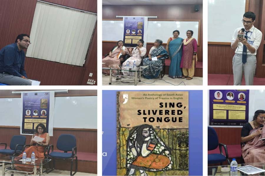 আনুষ্ঠানিক মোড়ক উন্মোচন, ‘Sing, Slivered Tongue’ কবিতা সংকলনে নারীর নিজস্ব কণ্ঠস্বর