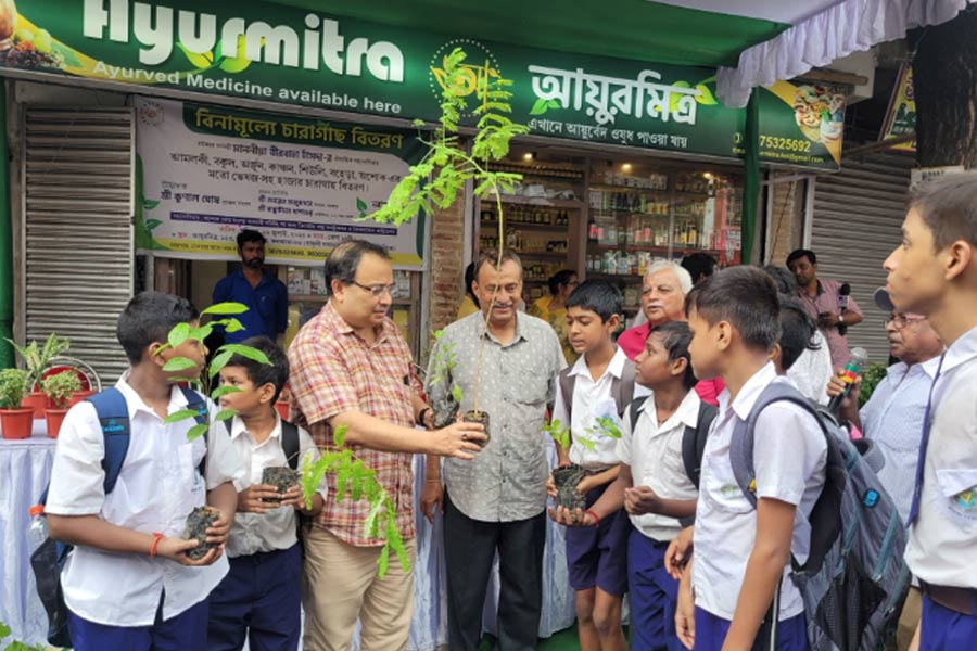 বৃক্ষ পরম বন্ধু! পরিবেশ রক্ষায় ভেষজ গাছ-সহ হাজার চারা বিতরণ কুণালের