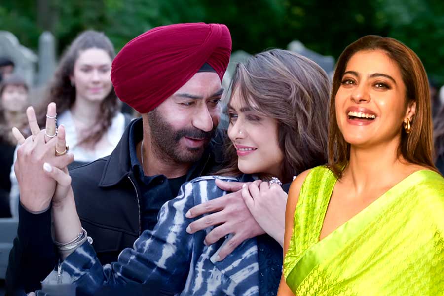 ‘ওর মতো কেউ পারে না’, স্বামী অজয় দেবগনের ‘আঙুলের নাচ’ দেখে ট্রোল কাজলের