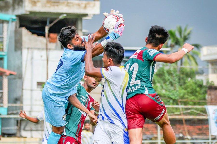 জয়ের হ্যাটট্রিক হল না, জর্জ টেলিগ্রাফের বিরুদ্ধে নির্বিষ ড্র মোহনবাগানের