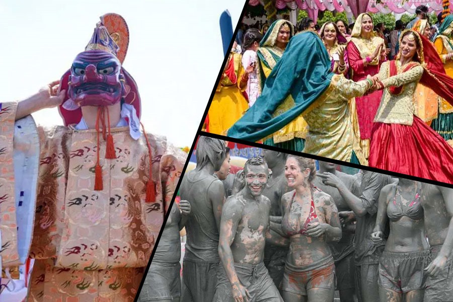 পুরুষাঙ্গের পুজো থেকে নারী-পুরুষের কাদা মাখামাখি,  অবাক করা বিশ্বের ১০ উৎসব
