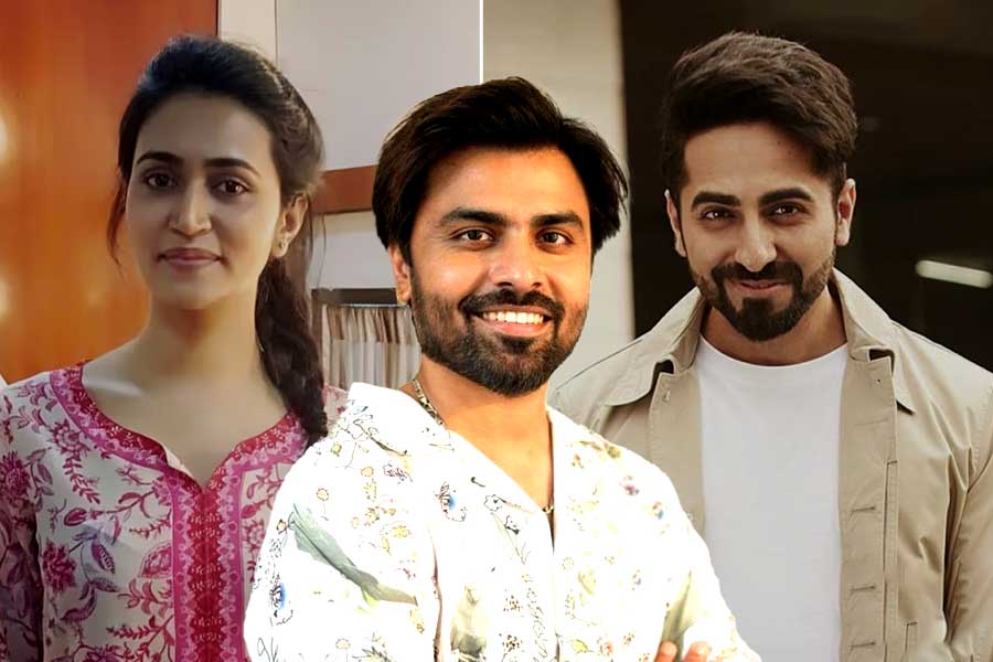 ‘রিংকিকে ছাড়ুন, আমি তো আয়ুষ্মান খুরানার ঠোঁটে চুমু খেয়েছি’, ‘সংস্কারী’ সচিবজির মুখে এ কেমন কথা?