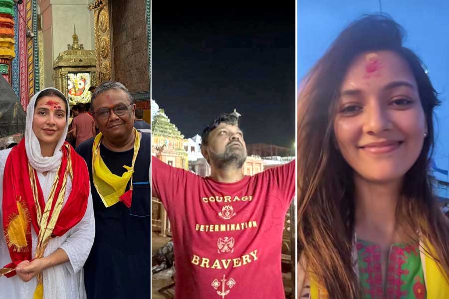গৌরাঙ্গের নাম নিয়ে পুরীতে যিশু-শুভশ্রীরা, নীলাচলে জমজমাট সৃজিতের ছবির শুটিং