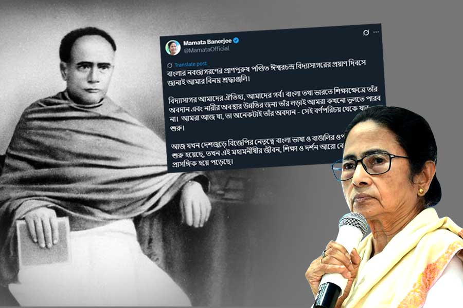 ‘তাঁরই মতো দৃপ্ত ও প্রতিবাদী তেজে পথ চলুক’, বাঙালি অস্মিতা রক্ষায় বিদ্যাসাগর স্মরণ মমতার