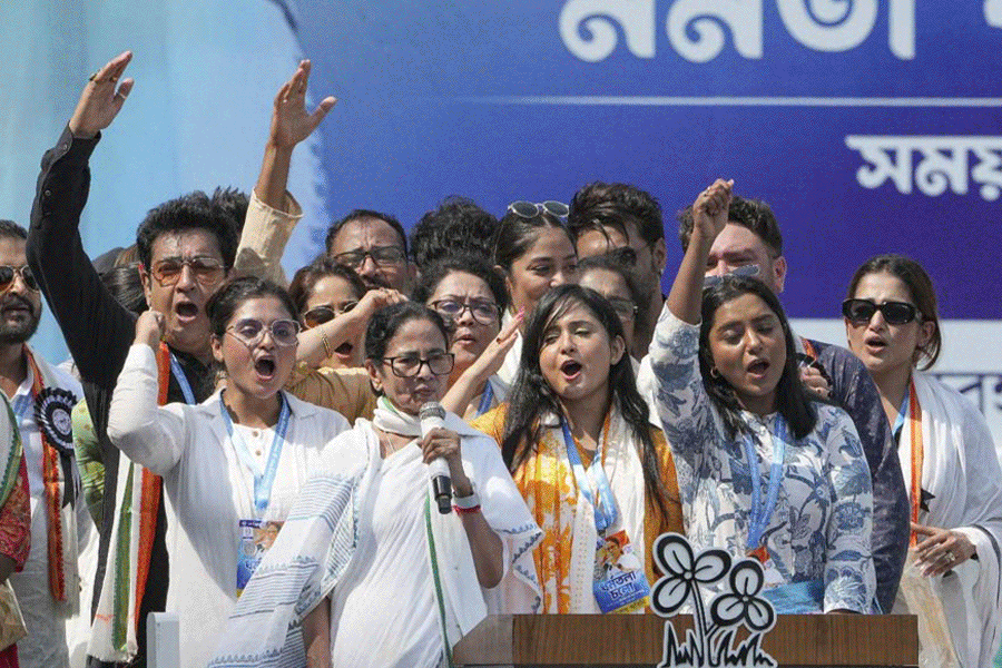 সাদা-কালো-সবুজে রঙিন একুশের তারকা সমাবেশ, নজর কাড়লেন কারা?