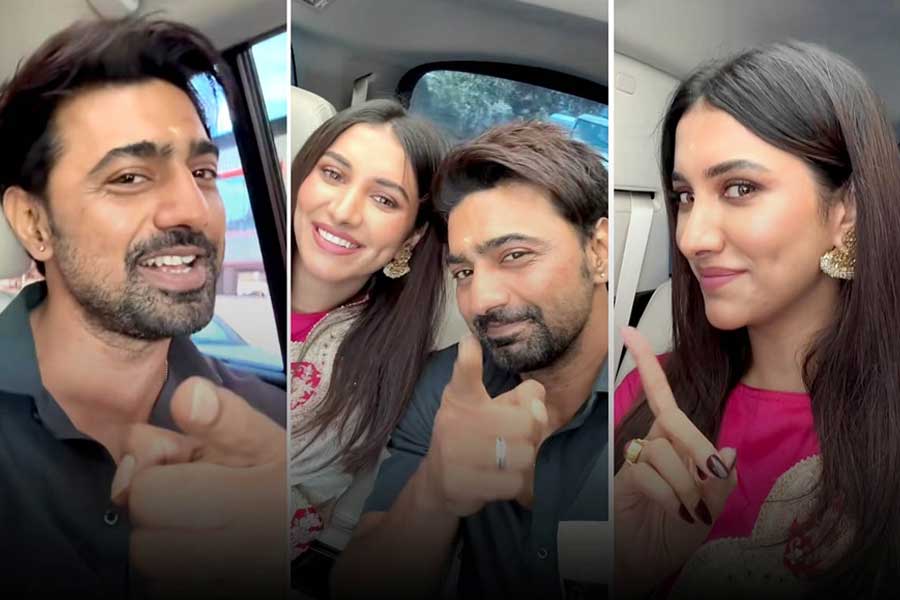 শুভশ্রী নন, ‘গানে গানে’ রুক্মিণীকেই মনের কথা জানালেন দেব, ভাইরাল ভিডিও