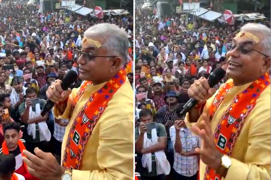 ‘সব বলব কিন্তু জয় বাংলা বলব না’, বাংলার অস্মিতার লড়াইয়ে খড়্গপুরে বিতর্ক উসকে দিলেন দিলীপ