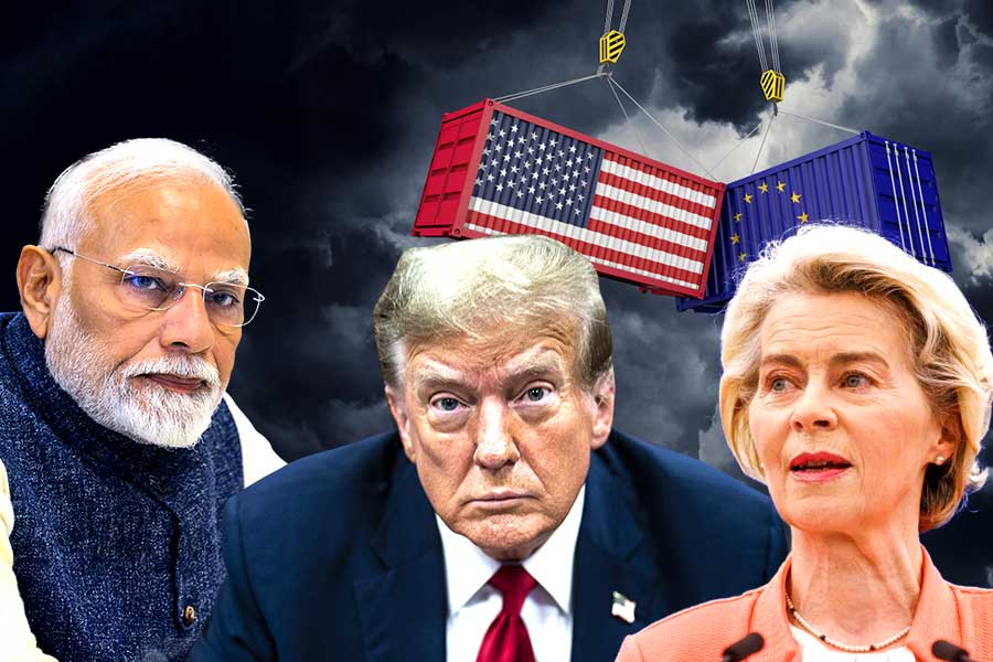 মার্কিন চাপে ‘লোকসানের বাণিজ্য চুক্তি’ ইউরোপীয় ইউনিয়নের! সতর্ক ভারত