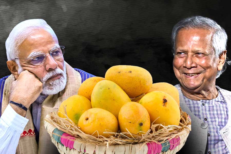 দিল্লির মন পেতে হাসিনার আম-কূটনীতিতেই আস্থা ইউনুসের, মোদিকে পাঠালেন ঝুড়িভর্তি হাঁড়িভাঙা
