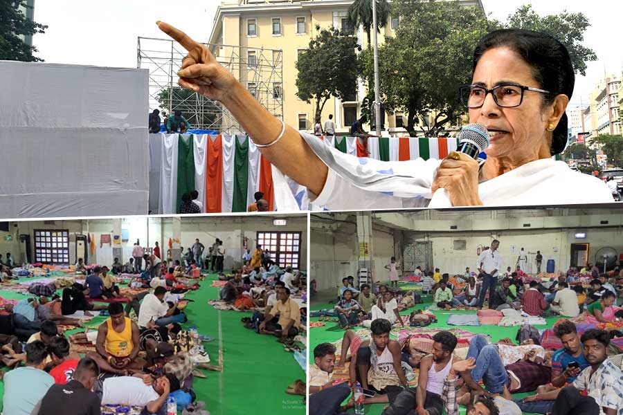 একুশের অপেক্ষা, কলকাতায় ভিড় তৃণমূল কর্মী-সমর্থকদের