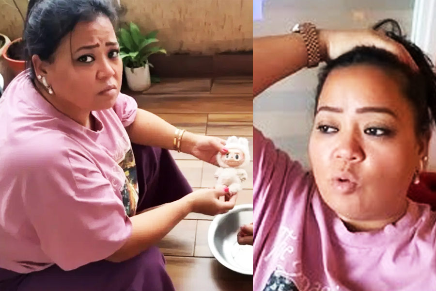 ‘অভিশপ্ত’ লাবুবু আনতেই বাড়িতে অঘটন! আতঙ্কে ‘শয়তানের পুতুল’ পুড়িয়ে কী বার্তা ভারতী সিংয়ের?