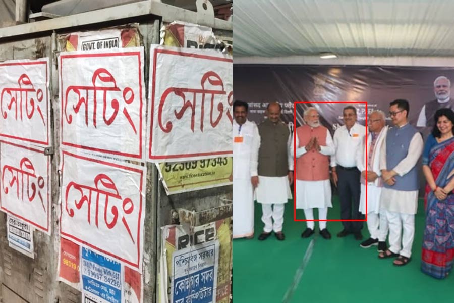উত্তরপাড়াজুড়ে পোস্টার, মোদির পাশে দাঁড়িয়ে ছবি তোলা নিয়ে ‘সেটিং’ তত্ত্ব খারিজ কল্যাণের