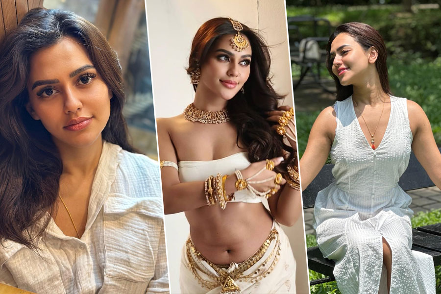বন্য স্বাধীনতা… শ্বেতশুভ্র পোশাকে মায়াবী নুসরত