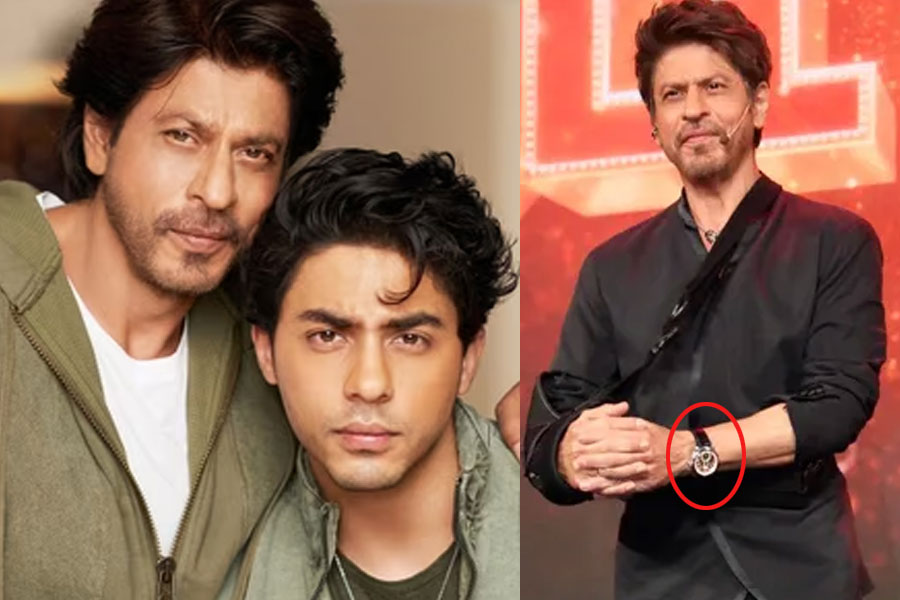 ছেলের বলিউডে আত্মপ্রকাশের মঞ্চে প্ল্যাটিনাম মোড়ানো ঘড়ি ছিল কিং খানের হাতে, জানেন দাম?