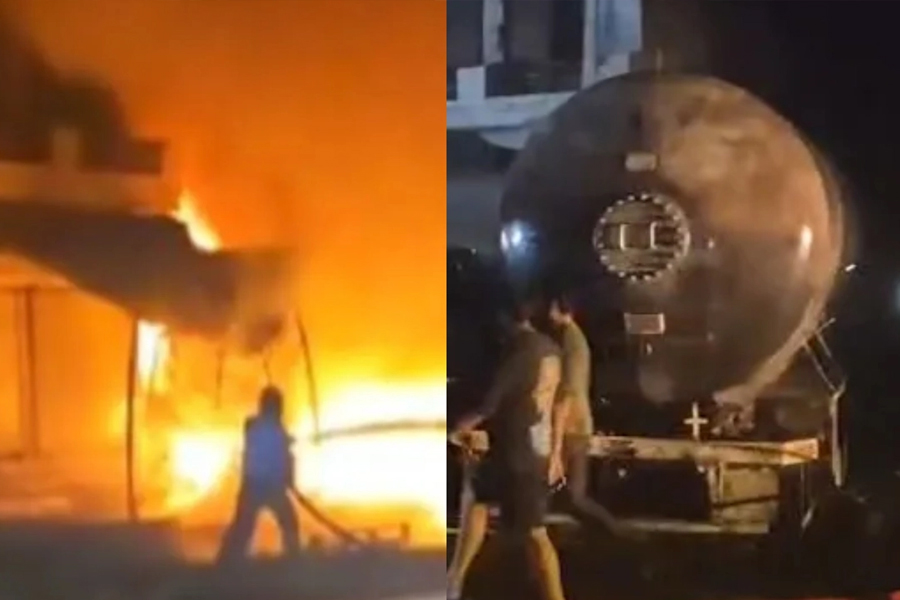 গাড়ির সঙ্গে সংঘর্ষের পর গ্যাস ট্যাঙ্কারে ভয়াবহ বিস্ফোরণ! পাঞ্জাবে মৃত অন্তত ৭, আহত বহু