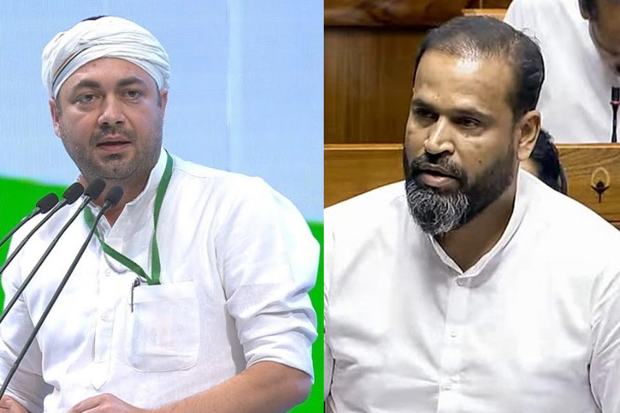 রাহুলের পদযাত্রায় তৃণমূলের প্রতিনিধি ইউসুফ ও ললিতেশ