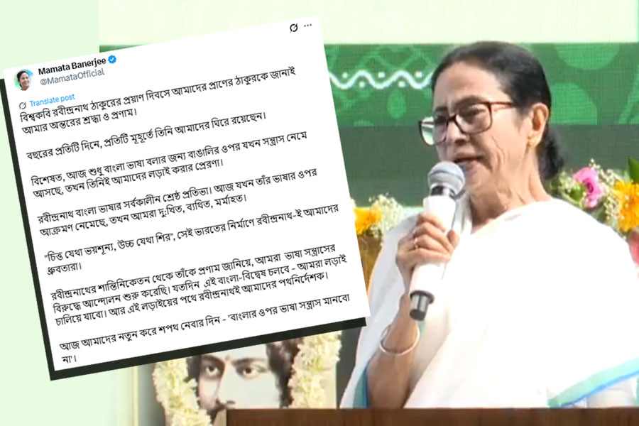 ‘ভাষা সন্ত্রাস মানব না’, ভিনরাজ্যে বাঙালি ‘হেনস্তা’র প্রতিবাদে ফের গর্জে উঠলেন মমতা