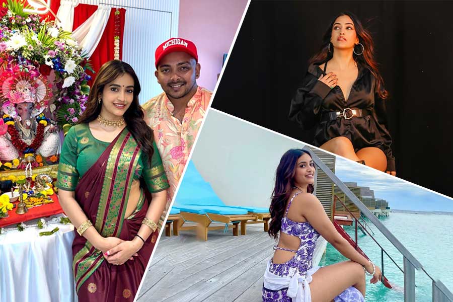 প্রেমিকার সঙ্গে গণেশ পুজো উদযাপন পৃথ্বীর, চেনেন বলিউডের এই উঠতি নায়িকাকে?