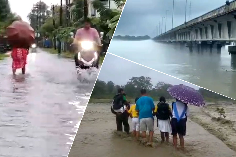 লাগাতার বৃষ্টিতে চোখ রাঙাচ্ছে তিস্তা, পানা নদীতে হড়পা বান, জারি লাল সতর্কতা