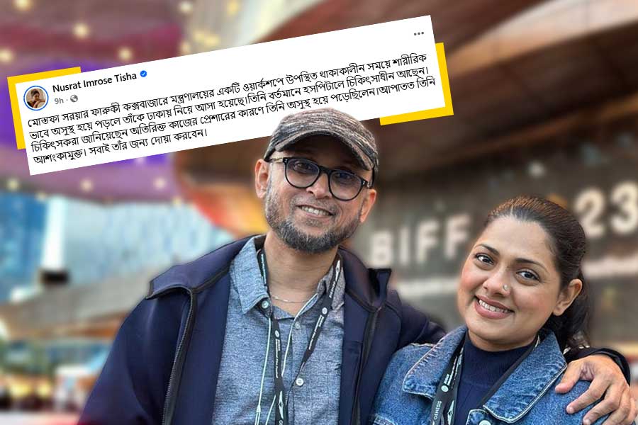 অতিরিক্ত কাজের চাপ! অসুস্থ মোস্তাফা সরওয়ার ফারুকী, কাতর আবেদন স্ত্রী তিশার