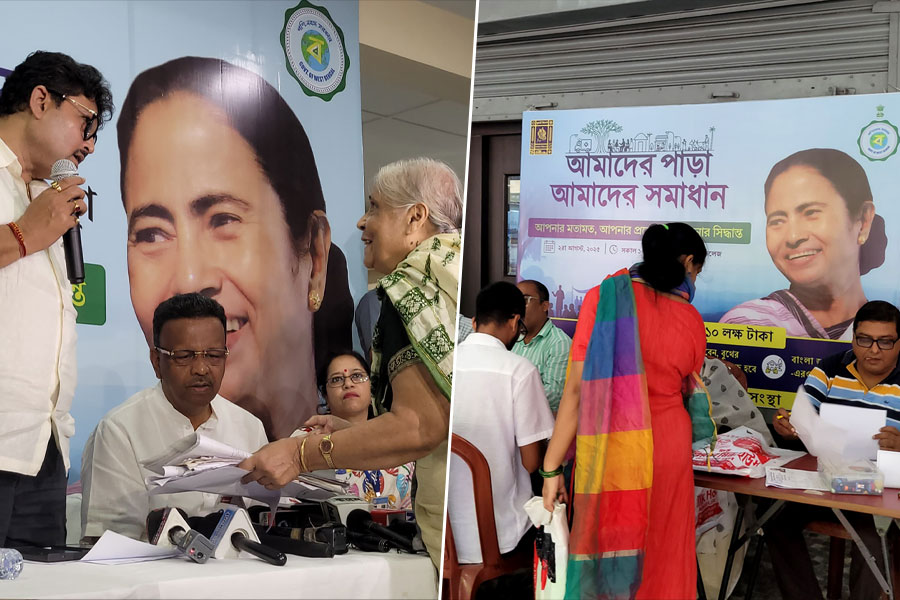 প্রথম দিনই ‘আমাদের পাড়া আমাদের সমাধান’ শিবিরে উপচে পড়া ভিড় উপভোক্তাদের
