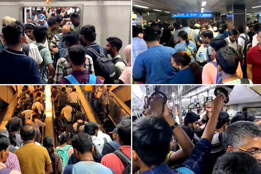 মেট্রো নাকি লোকাল! সকাল থেকে সন্ধ্যা, পাতালে নাস্তানাবুদ নিত্যযাত্রীরা