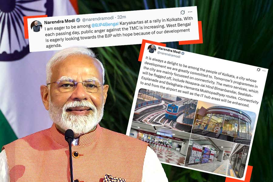 ‘বিজেপির অপেক্ষায় বাংলা’, কলকাতা সফরের আগে উন্নয়ন বার্তা দিয়ে পোস্ট মোদির