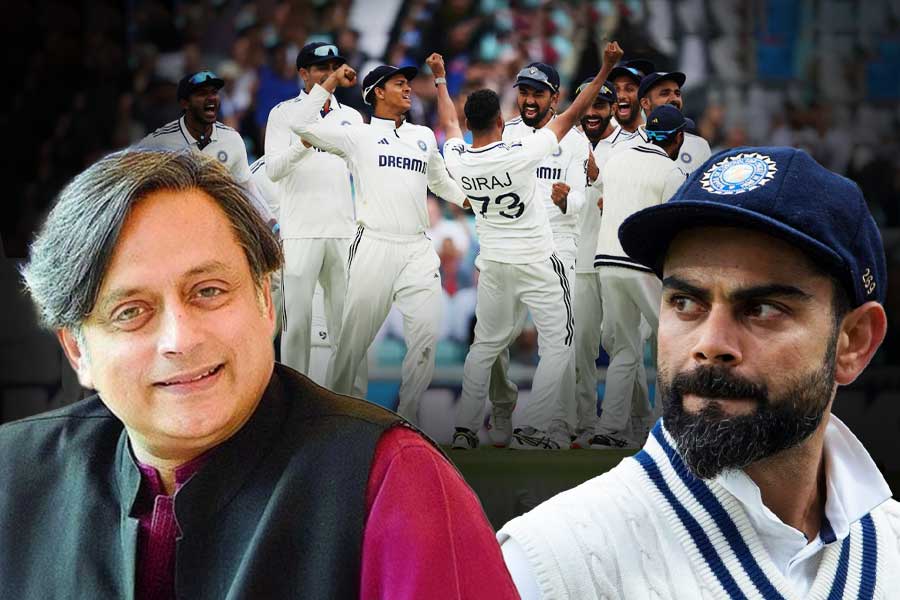 বদলে গেল ‘বিরাটকে চাই’ স্লোগান, ভারতের জয়ে ‘চক দে ইন্ডিয়া’ বলে পালটি থারুরের!