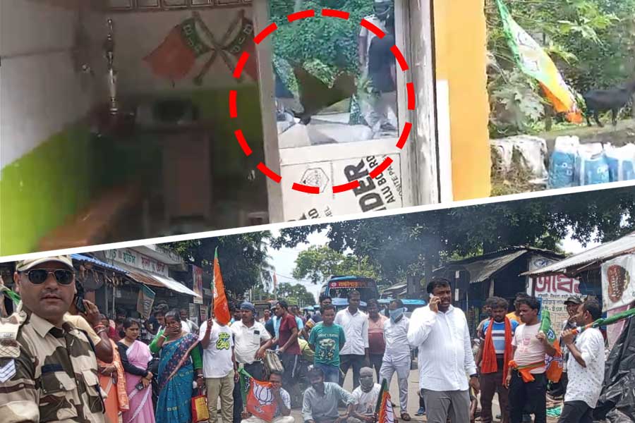 তৃণমূল-বিজেপি ধুন্ধুমার, রণক্ষেত্র হুগলির খানাকুল, এলাকায় মোতায়েন পুলিশ
