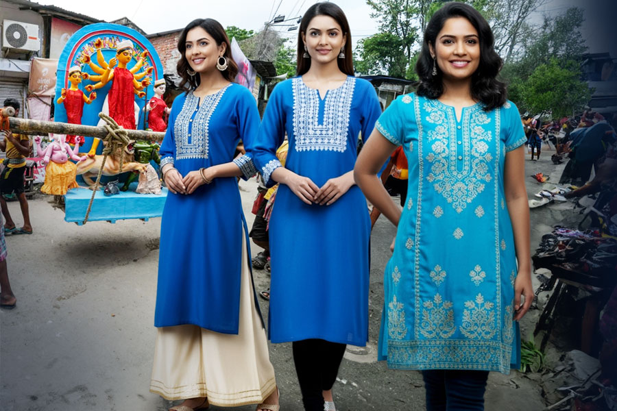 কুর্তির সঙ্গে জিনস-পালাজো নাকি লেগিংস? এবার পুজোয় কোনটা ইন?